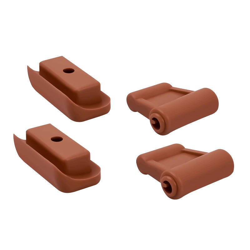 XTPTFABS 1078110141 Replacement Set of Brown Sun Visor Clips Compatible with 19721989 Mercedes Benz R107 SL 280SL  300SL  350SL  380SL  450SL  560SL2Set